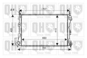 QER2272 QUINTON HAZELL chladič motora QER2272 QUINTON HAZELL