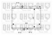 QER2278 QUINTON HAZELL chladič motora QER2278 QUINTON HAZELL