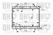 QER2287 QUINTON HAZELL chladič motora QER2287 QUINTON HAZELL