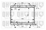 QER2288 QUINTON HAZELL chladič motora QER2288 QUINTON HAZELL