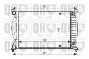 QER2337 Chladič, chlazení motoru QUINTON HAZELL
