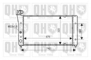 QER2348 Chladič, chlazení motoru QUINTON HAZELL