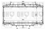 QER2453 Chladič, chlazení motoru QUINTON HAZELL