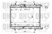 QER2500 QUINTON HAZELL chladič motora QER2500 QUINTON HAZELL