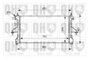 QER2589 QUINTON HAZELL chladič motora QER2589 QUINTON HAZELL