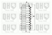 QG1171 QUINTON HAZELL manżeta riadenia - opravná sada QG1171 QUINTON HAZELL