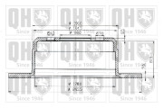 BDC1030 Brzdový kotouč QUINTON HAZELL