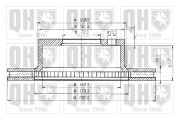 BDC3746 Brzdový kotouč QUINTON HAZELL