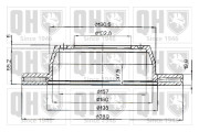 BDC4144 Brzdový kotouč QUINTON HAZELL