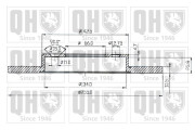 BDC4401 Brzdový kotouč QUINTON HAZELL