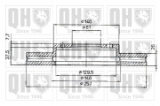 BDC4618 Brzdový kotouč QUINTON HAZELL