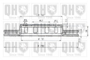 BDC4638 Brzdový kotouč QUINTON HAZELL