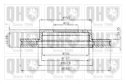 BDC5156 Brzdový kotouč QUINTON HAZELL