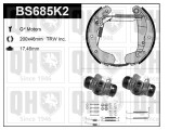 BS685K2 QUINTON HAZELL sada bŕzd, bubnová brzda BS685K2 QUINTON HAZELL