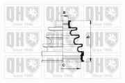 QJB101 Sada měchů, hnací hřídel QUINTON HAZELL