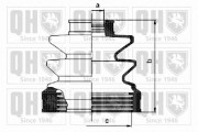 QJB1052 Sada měchů, hnací hřídel QUINTON HAZELL
