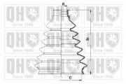 QJB1066 Sada měchů, hnací hřídel QUINTON HAZELL