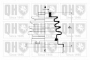 QJB126 Sada měchů, hnací hřídel QUINTON HAZELL