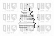 QJB130 Sada měchů, hnací hřídel QUINTON HAZELL
