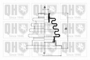 QJB294 Sada měchů, hnací hřídel QUINTON HAZELL