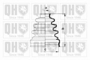 QJB565 Sada měchů, hnací hřídel QUINTON HAZELL