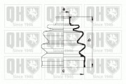 QJB765 Sada měchů, hnací hřídel QUINTON HAZELL