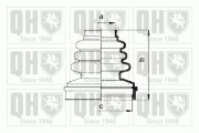QJB780 Sada měchů, hnací hřídel QUINTON HAZELL