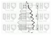 QJB874 Sada měchů, hnací hřídel QUINTON HAZELL