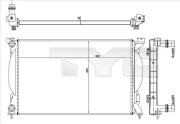 702-0012-R TYC chladič motora 702-0012-R TYC