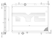 705-0027 TYC chladič motora 705-0027 TYC