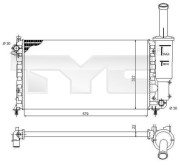 709-0013 TYC chladič motora 709-0013 TYC