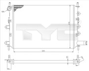 710-0034-R TYC chladič motora 710-0034-R TYC