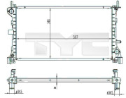 710-0039 TYC chladič motora 710-0039 TYC
