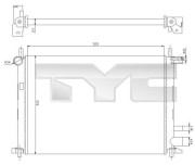 710-0054 TYC chladič motora 710-0054 TYC