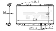 712-0053 TYC chladič motora 712-0053 TYC