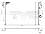 715-0001-R TYC chladič motora 715-0001-R TYC