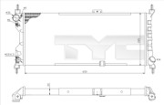725-0019-R TYC chladič motora 725-0019-R TYC