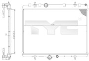 726-0011 TYC chladič motora 726-0011 TYC