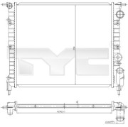 728-0031 TYC chladič motora 728-0031 TYC