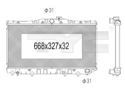 736-1030 TYC chladič motora 736-1030 TYC