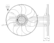 837-0036 TYC ventilátor chladenia motora 837-0036 TYC