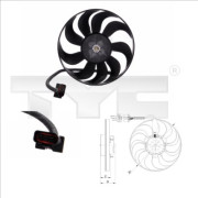 837-0001 TYC ventilátor chladenia motora 837-0001 TYC
