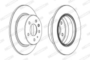 DDF003X Brzdový kotouč PREMIER FERODO