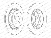 DDF1099C FERODO brzdový kotúč DDF1099C FERODO