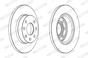DDF116X Brzdový kotouč PREMIER FERODO