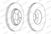 DDF1204X Brzdový kotouč PREMIER FERODO
