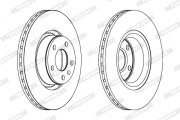 DDF1291X Brzdový kotouč PREMIER FERODO