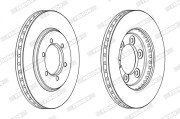 DDF1324X Brzdový kotouč PREMIER FERODO