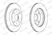 DDF1394X Brzdový kotouč PREMIER FERODO