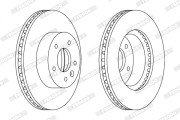 DDF1625X Brzdový kotouč PREMIER FERODO